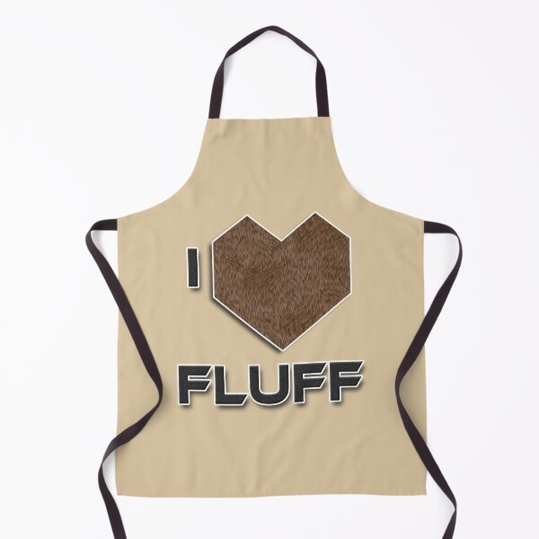 Item preview, I Love Fluff - Brown Bear Fur Print designed and sold by NoMatterLab.