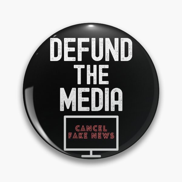 Item preview, Defund the Media Cancel Fake News designed and sold by Frosty1489.