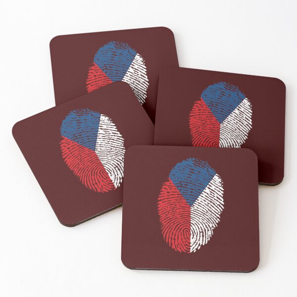 Item preview, Czech fingerprint flag designed and sold by P-I-R.