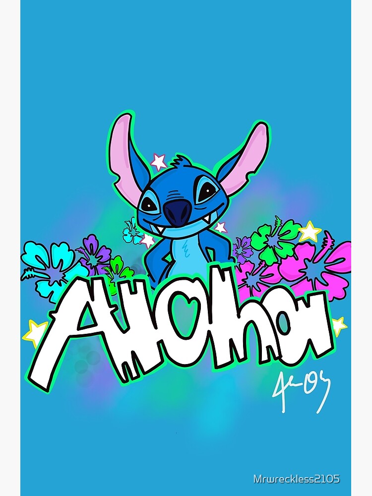 Stitch Poster for Sale by Floriana94