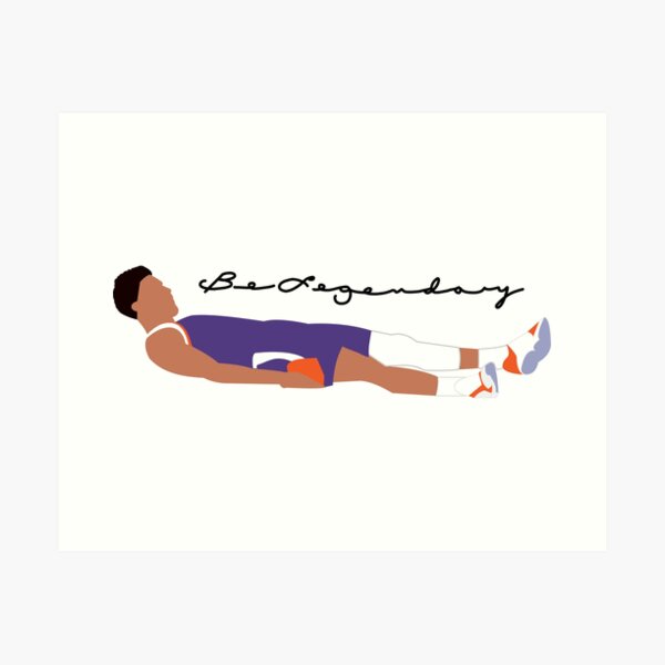 Devin Booker - Sei legendär Kobe Bryant Tattoo Kunstdruck