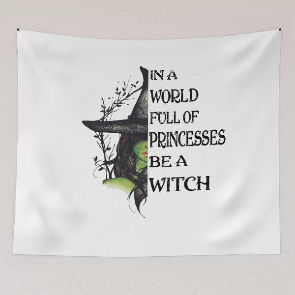 Item preview, In A World Full Of Princesses Be A Witch Halloween designed and sold by shlebah.