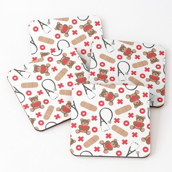 Item preview, Kid friendly medicine pattern-white background designed and sold by --SorahMalka--.