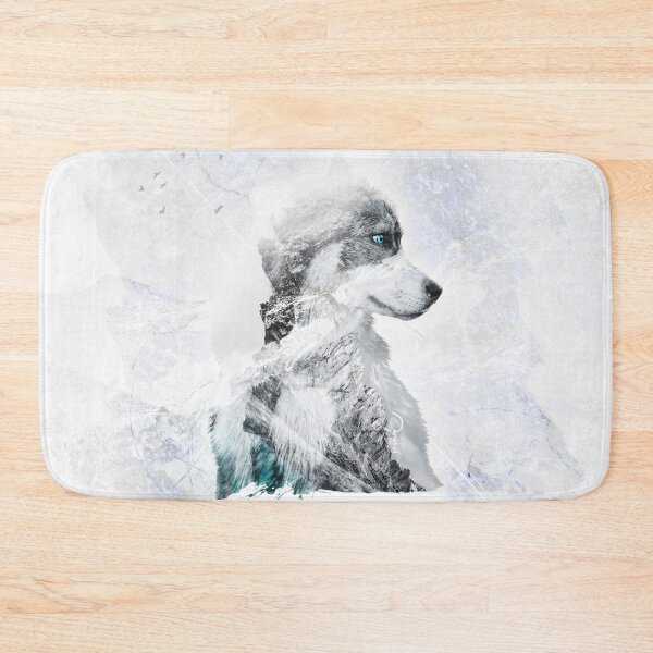Item preview, Nordic dog with double exposure designed and sold by Destroyed-Pixel.