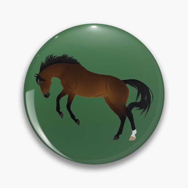 Item preview, Bucking Bay Thoroughbred - Equine Rampaige designed and sold by equinerampaige.