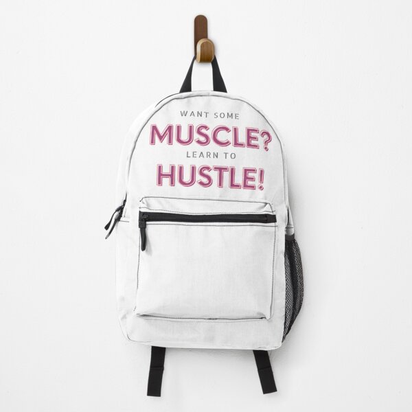 Item preview, Want some Muscle? Learn to Hustle! Motivation designed and sold by AK Vinyasa.