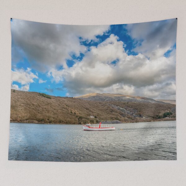Item preview, The Snowdon Star Padarn Lake designed and sold by AJEvans.