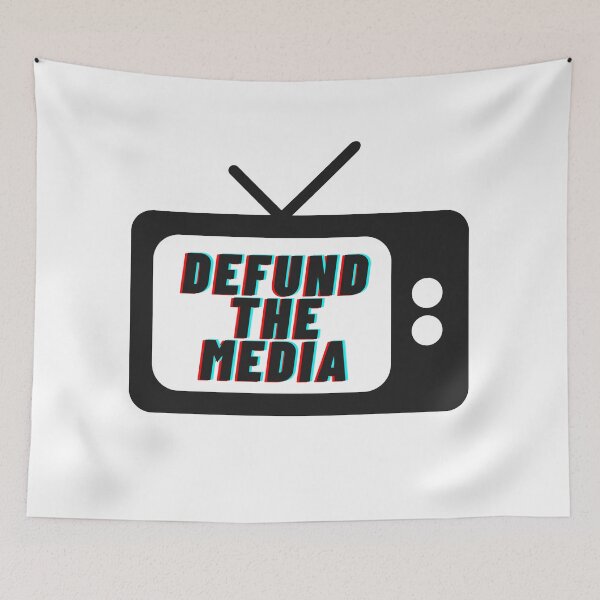 Item preview, defund the media designed and sold by Raseelvm.