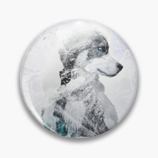 Item preview, Nordic dog with double exposure designed and sold by Destroyed-Pixel.