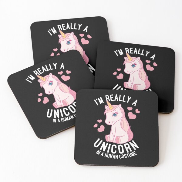 Item preview, I'm Really A Unicorn In A Human Costume Unicorns Lovers  designed and sold by basselelkadi.
