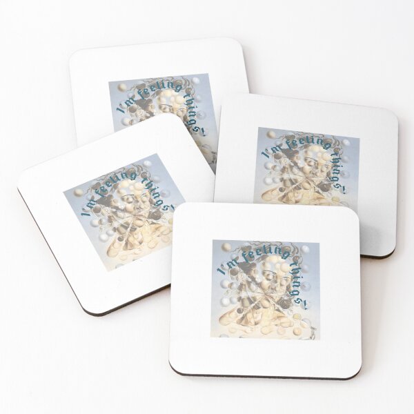 Item preview, I'm Feeling Things! dalí sticker designed and sold by Amanda Roussel.