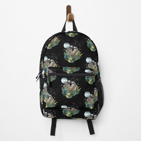 Item preview, Sloth love, exotic leaves and flowers designed and sold by Collagedream.