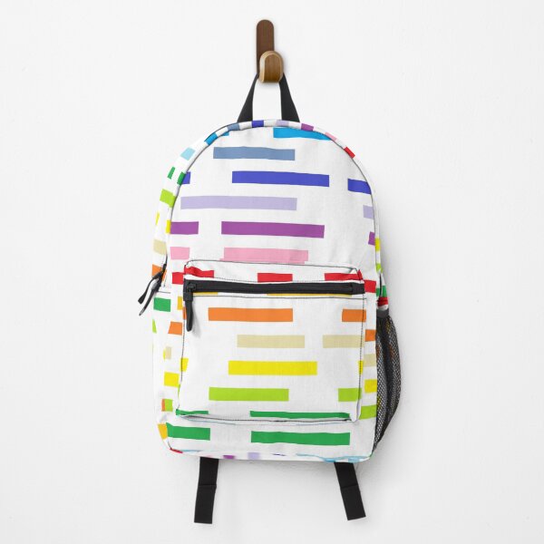 Item preview, Broken Broader Spectrum Rainbow and White Stripes designed and sold by lornakay.
