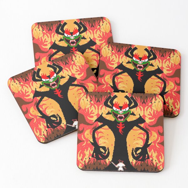 Item preview, Samurai Jack Vs Aku - Showdown Pixel Art designed and sold by potluck.