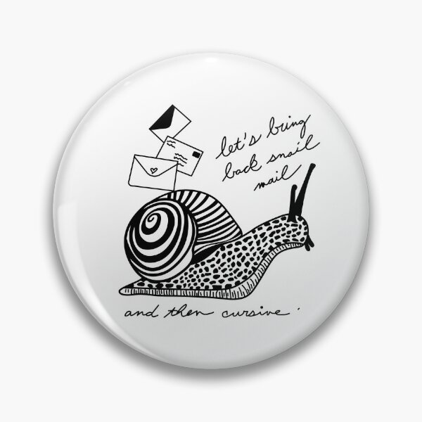 Item preview, Hand drawn- Snail Mail & Cursive Ink Doodle designed and sold by Meg "doodle"  Gulledge.