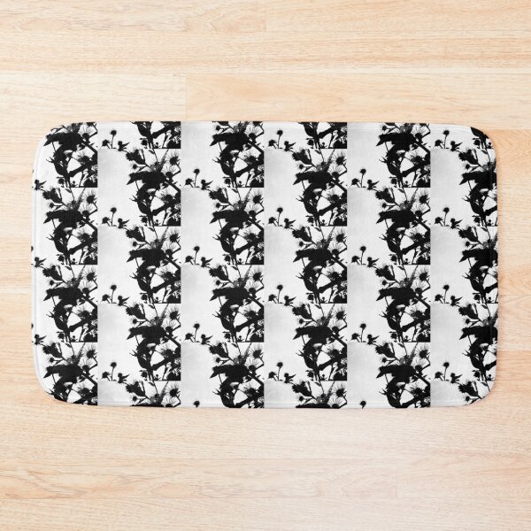 Item preview, Elecampane in flower 2 (monochrome, high contrast) designed and sold by paulboizot.