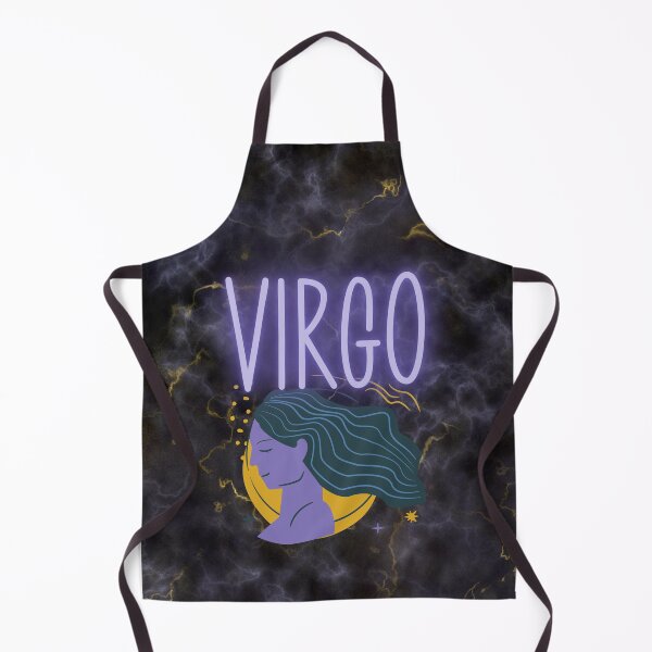 Item preview, Virgo Tee Sticker Mug with Neon letters and maiden designed and sold by WOW TeesAndThings.
