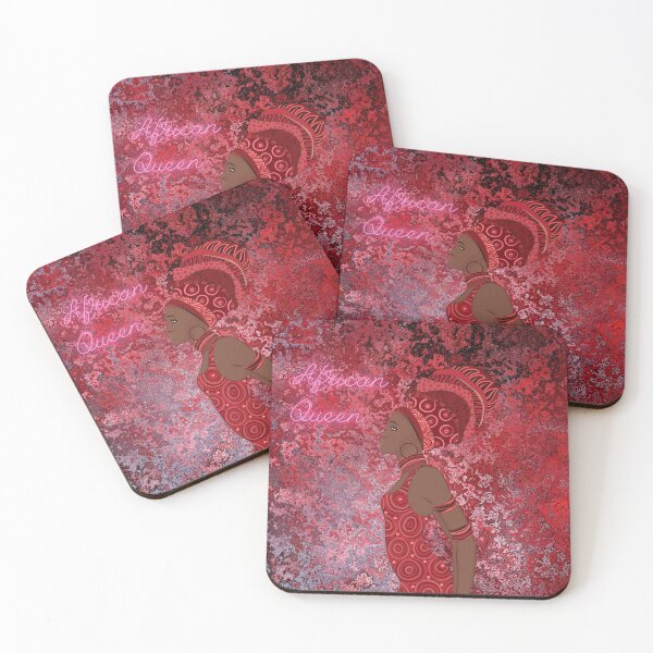 Item preview, Red Watercolor African Queen designed and sold by LaceRenee.