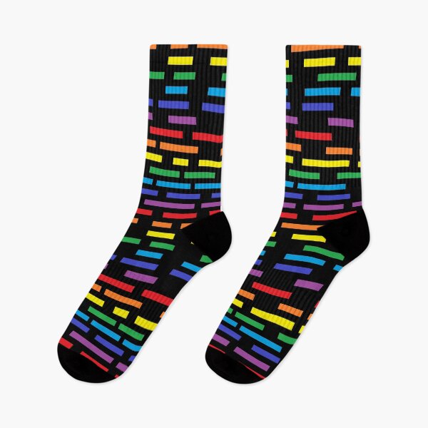 Item preview, Broken Rainbow and Black Stripes  designed and sold by lornakay.