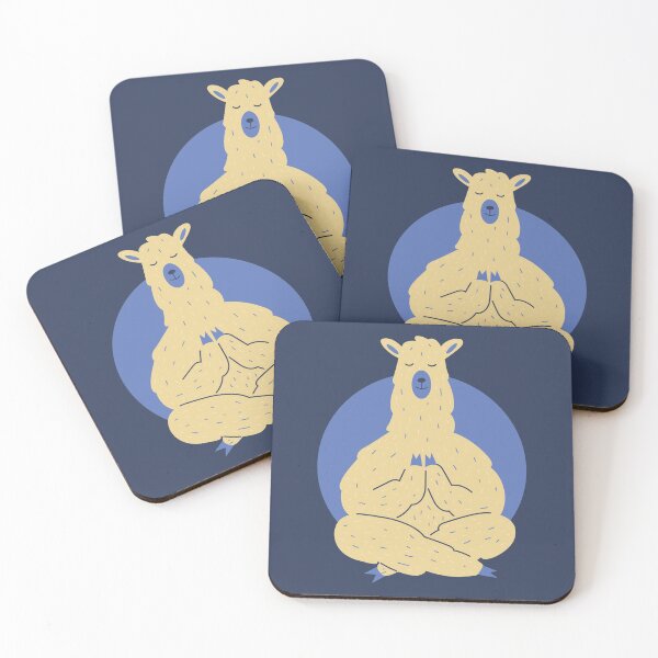 Item preview, Llama Yoga Meditation Pose designed and sold by cutenfunny.