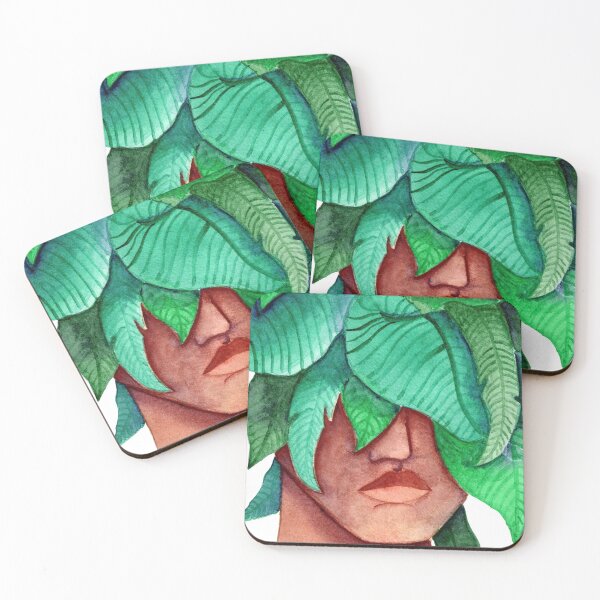 Item preview, Watercolor leaf headpiece  designed and sold by Ecojabi.