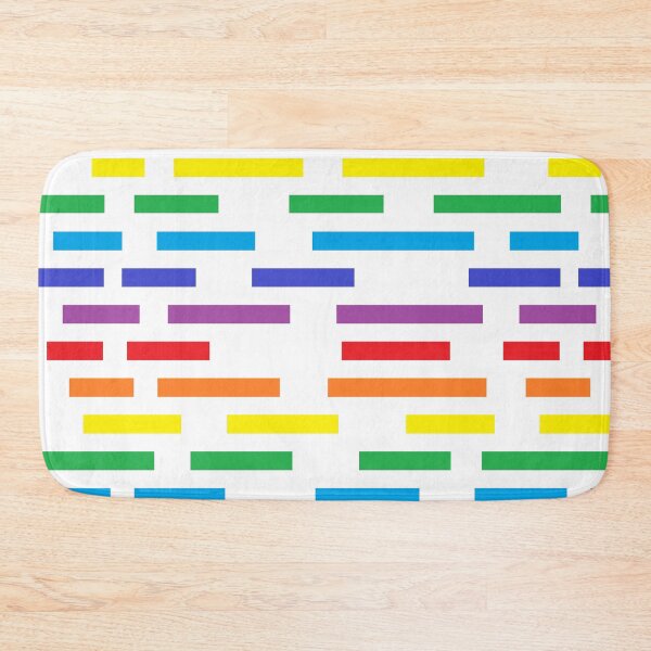 Item preview, Broken Rainbow and White Stripes  designed and sold by lornakay.