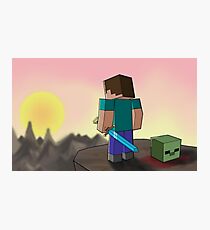 Minecraft Photographic Print