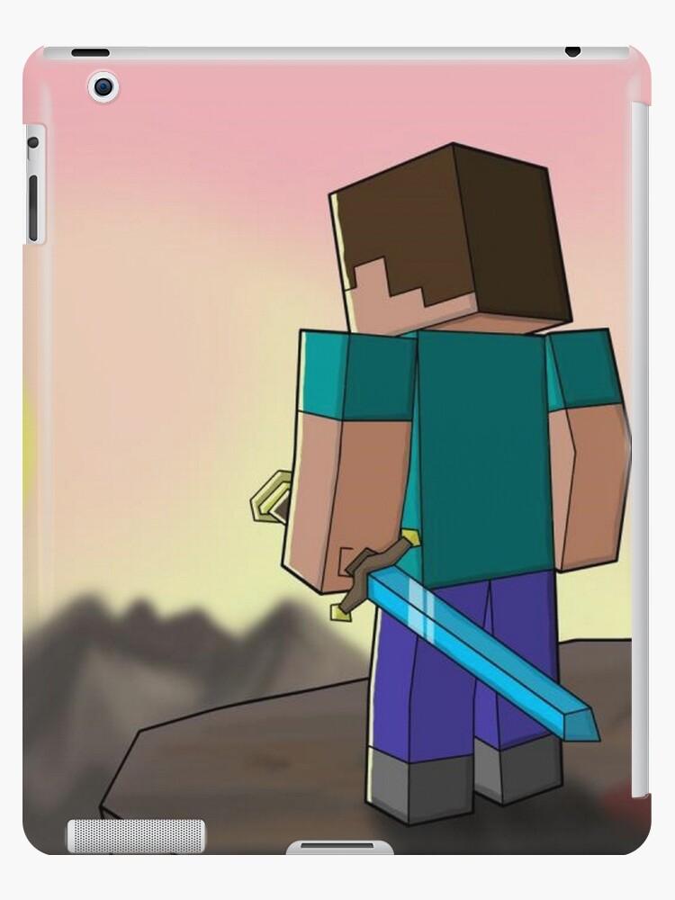 Minecraft Epic Enderdragon Battle Art  iPad Case & Skin for Sale