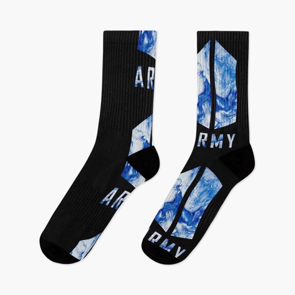Item preview, BTS Army logo (abtsract ocean blue sea) | Kpop Army | RM, Suga, Jin, Jimin, J-Hope, Jungkook, V | Hydro Flask sticker designed and sold by Vane22april.
