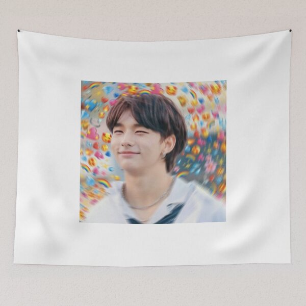Item preview, Stray Kids Hyunjin heart meme designed and sold by inniesart.