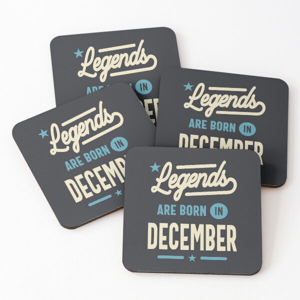 Item preview, Legends are Born in December - December Birthday Gift for Men and Women designed and sold by cidolopez.