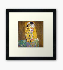 Gustav Klimt - The Kiss Framed Print