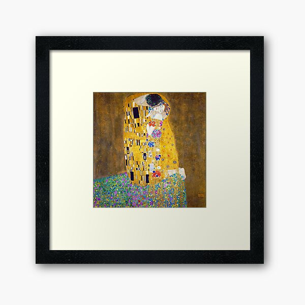 Gustav Klimt - The Kiss Framed Art Print