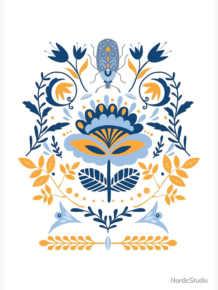 Scandinavian Folk Art Study 011