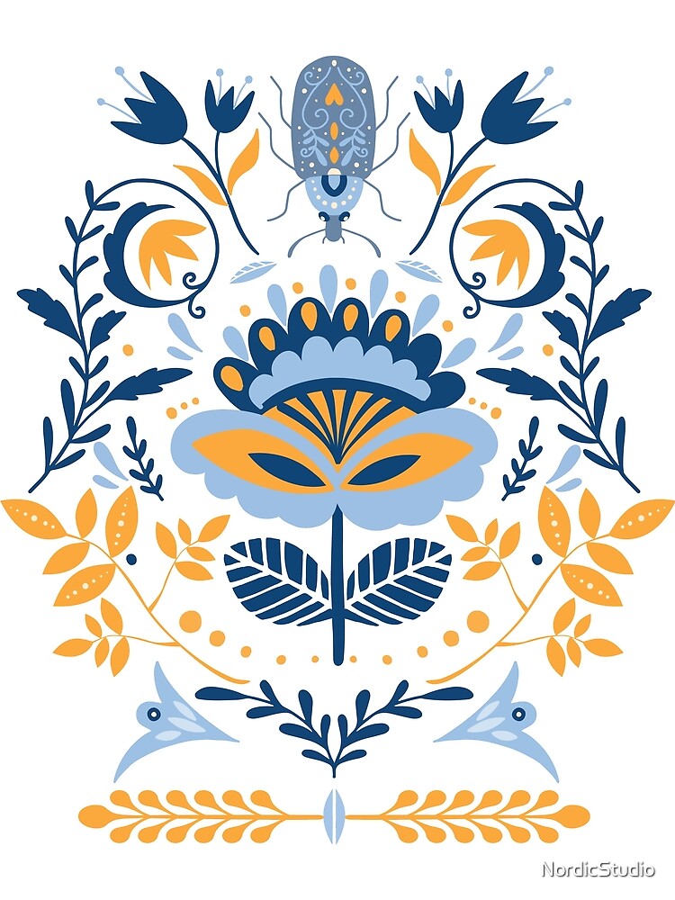 Scandinavian Folk Art Study 011
