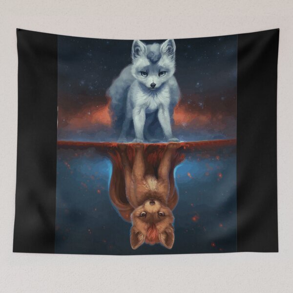 Item preview, Mystical wolves designed and sold by FotoLibreStudio.