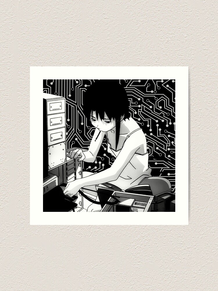 Serial Experiments Lain - Cyberpunk Aesthetic Anime - Programmer Girl Serial Experiments Lain - Cyberpunk Aesthetic Anime - Programmer Girl