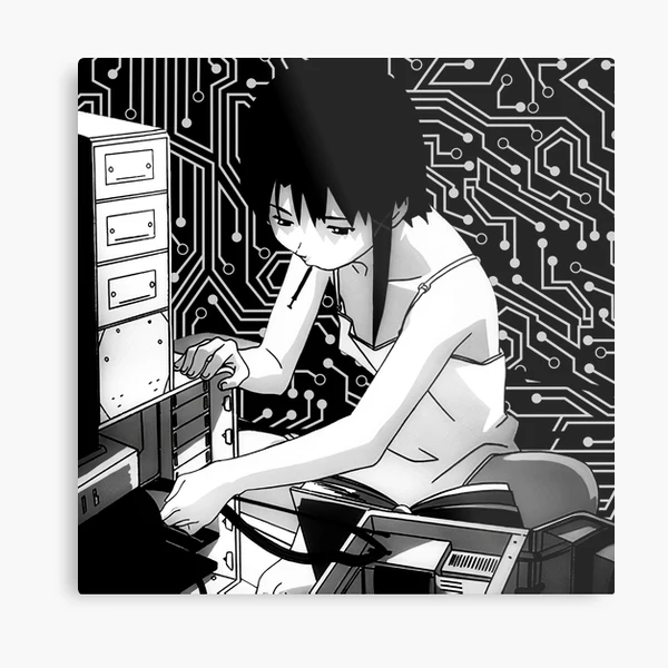 Serial Experiments Lain  Film posters minimalist, Anime titles