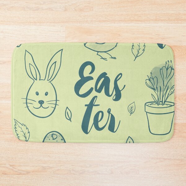 Item preview, Easter Bunny Rabbit Pattern designed and sold by artworkbyrihen.