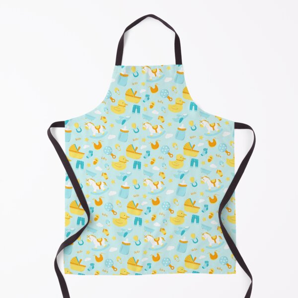 Item preview, Cute Turquoise and Yellow Baby Print designed and sold by cabgodfrey.
