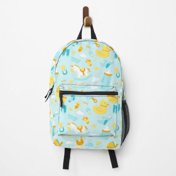 Item preview, Cute Turquoise and Yellow Baby Print designed and sold by cabgodfrey.