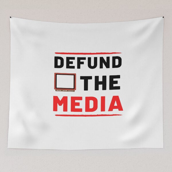 Item preview, Defund the media, old television  designed and sold by bas19101.