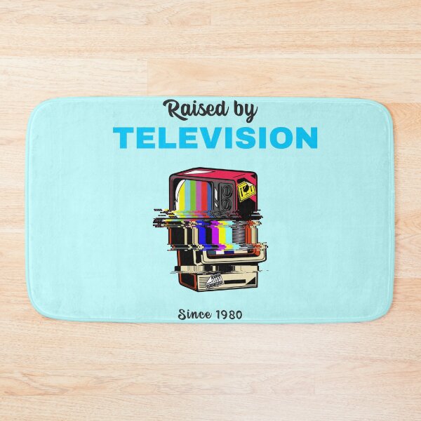 Item preview, Raised by TV Tshirt Tee Shirt Cute Funny Kawaii Graphic Cartoony Design for Apparel Accessories Home Decor Skins Totes Bags Wall Art Stickers designed and sold by Rocbebe.