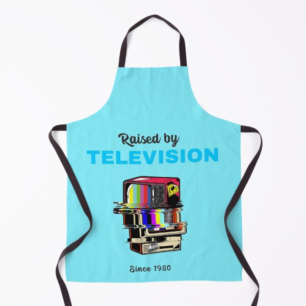 Item preview, Raised by TV Tshirt Tee Shirt Cute Funny Kawaii Graphic Cartoony Design for Apparel Accessories Home Decor Skins Totes Bags Wall Art Stickers designed and sold by Rocbebe.