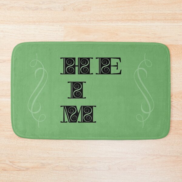 Item preview, Pronouns he him black green designed and sold by GrammarDance.