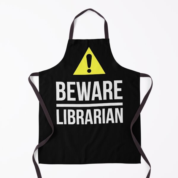 Item preview, Beware Librarian Gift for Librarians designed and sold by mudrockdesign.