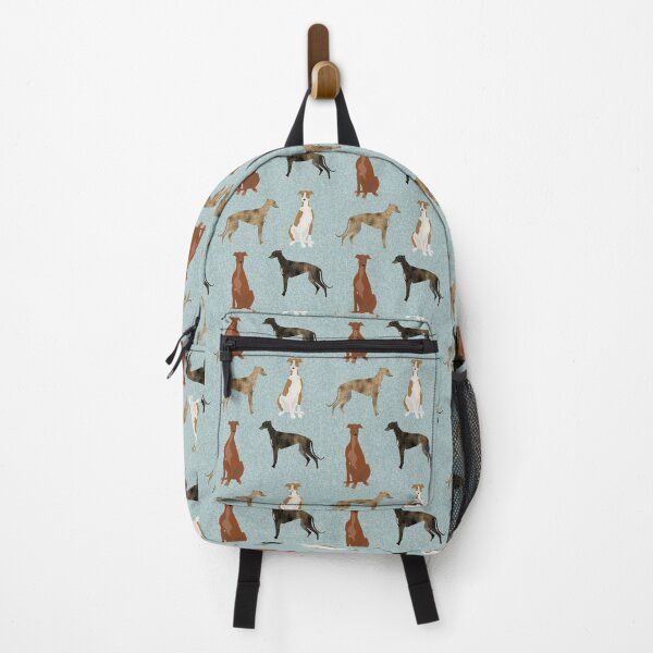 Item preview, greyhound pattern - greyhounds, brindle, black and white, tan, dog, dogs, pet, cute dog designed and sold by PetFriendly.