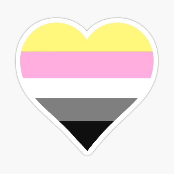 Queerplatonic Pride Heart Sticker For Sale By Nicoolee Redbubble