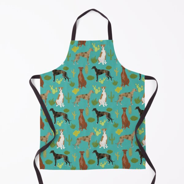 Item preview, greyhound cactus pattern - greyhounds, brindle, black and white, tan, dog, dogs, pet, cute dog designed and sold by PetFriendly.