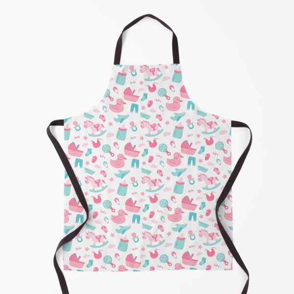 Artikelvorschau, Kopie des niedlichen rosa und türkisblauen Baby-Drucks entworfen und verkauft von cabgodfrey.